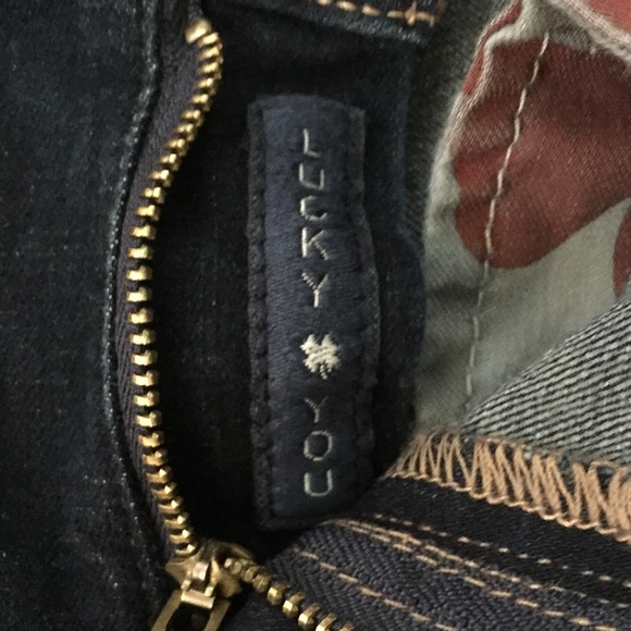 EUC Lucky Brand Lolita Boot Dark Blue Jeans,Sz8/29 - Picture 6 of 10